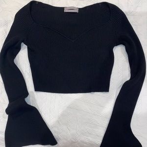 Urban Outfitters black crop top